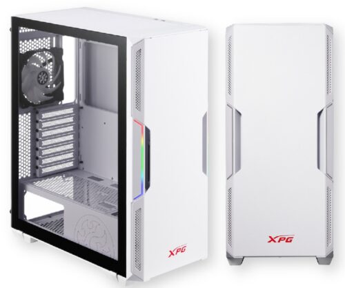 Gabinete Gamer Adata Xpg Starker Lateral De Vidro Mini-itx/micro-atx/atx 2 Fans Branco - Starker-whc