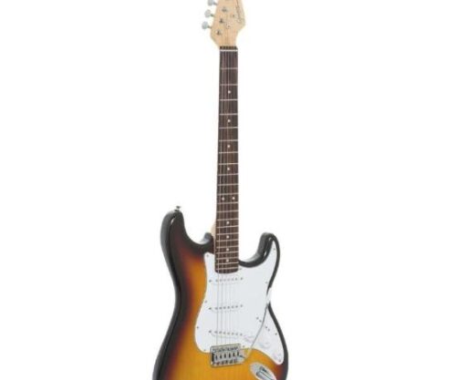 Guitarra Giannini G100 Sunburst Com Escudo Branco