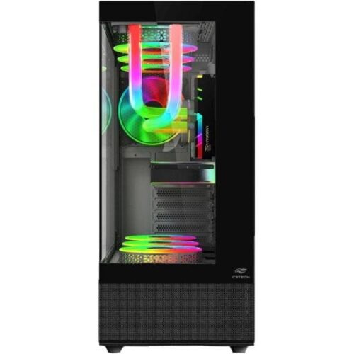 Gabinete Gamer C3Tech Aquarius MT-G850 Sem Fans Preto - Image 3