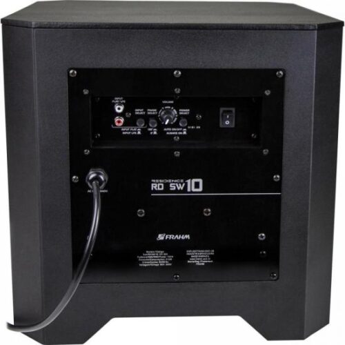 Subwoofer Ativo 10" Frahm 150W RD SW 10 Preto - Image 3