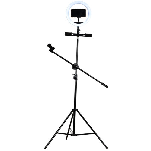 Ring Light Usb 210cm Iluminador Suporte Celular E Mic Mymax
