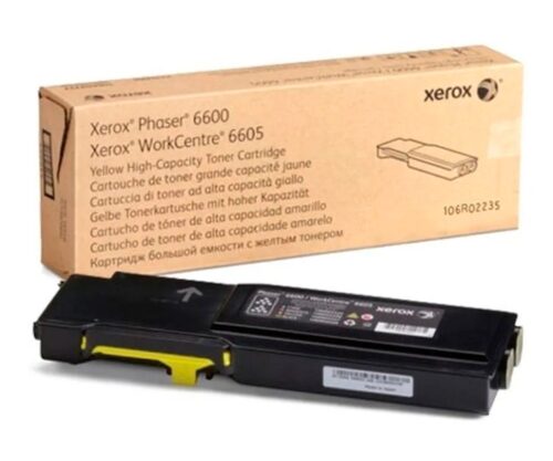 Toner Xerox Amarelo 6K - 106R02235NO
