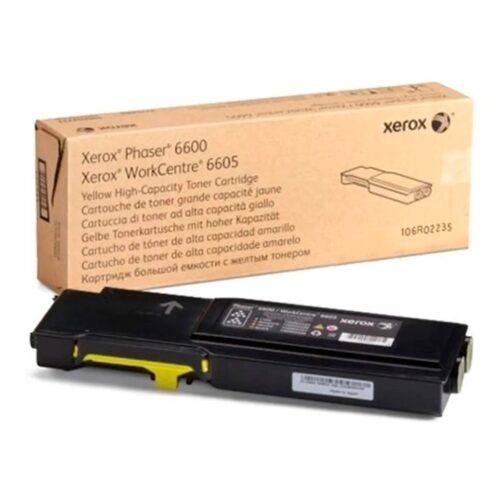 Toner Xerox Amarelo 6K - 106R02235NO