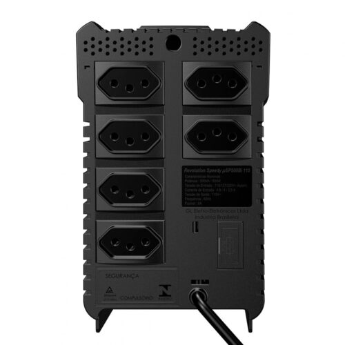 Estabilizador SMS Revol Speedy vl 500VA Bivolt-115 16620 - Imagem 2