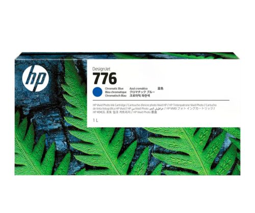 Cartucho de Tinta HP 776 Azul Cromático 1L PLUK 1XB04A