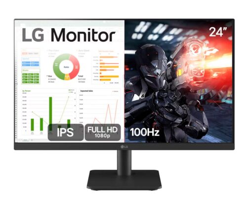 Monitor LG Gamer 24" 100Hz 5ms Full HD - 24MS500-B