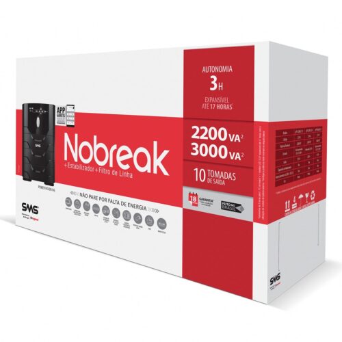 Nobreak SMS Power Vision uPV 2200VA Bi-115 NG 27745 - Imagem 3