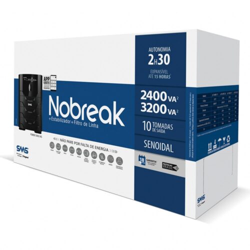 Nobreak SMS Power Sinus Senoidal 2400VA Bi-115 27871 - Imagem 3
