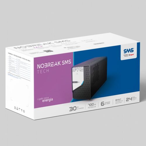 Nobreak SMS Tech 700 VA Bivolt 115V - 29301 - Imagem 4