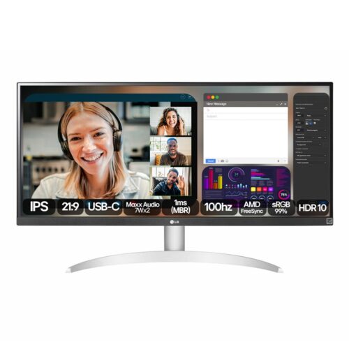 Monitor LG 29" UltraWide 100Hz 1ms FHD Branco - 29WQ600B-W.AWZM - Imagem 2