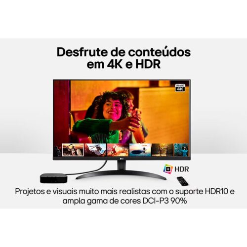 Monitor LG 32" 60Hz 4ms 4K Display Port - 32UR500-B - Imagem 3