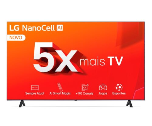 Smart TV LG NanoCell AI NANO80 4K LED UHD 65" - 65NANO80TSA.BWZ