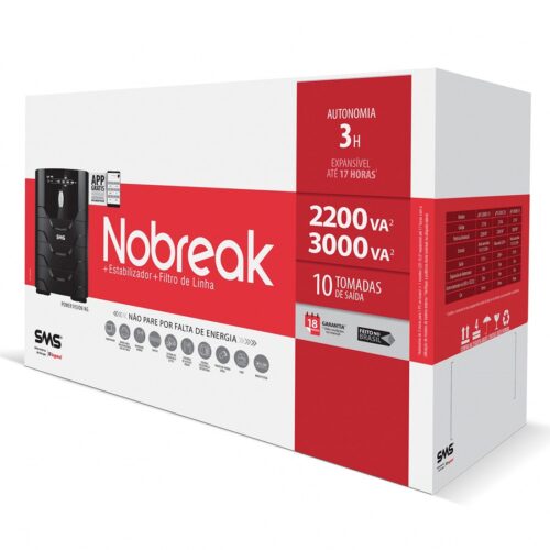 Nobreak SMS Power Vision uPV 2200VA 220/220 NG 27746 - Imagem 3