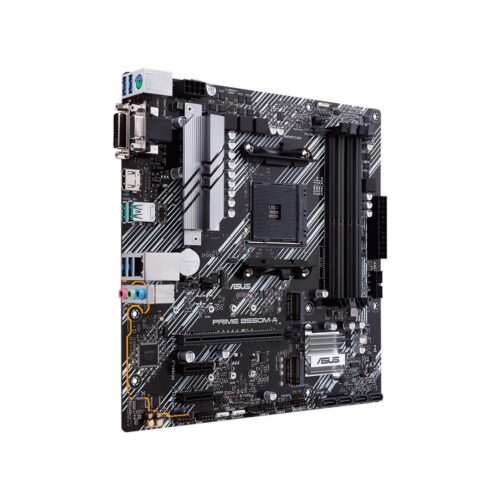 Placa Mãe Asus Prime B550M-A AM4 DDR4 MATX - 90MB14I0-C1BAY0 - Imagem 2