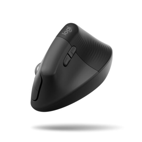 Mouse Logitech Lift Preto sem Fio Ergonômico - 910-006466 - Imagem 4