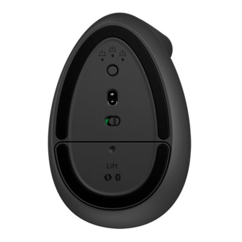 Mouse Logitech Lift Preto sem Fio Ergonômico - 910-006466 - Imagem 3