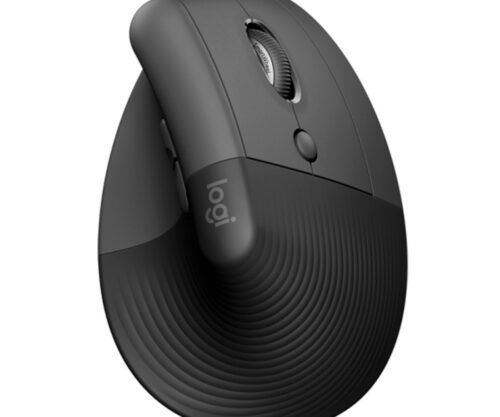 Mouse Logitech Lift Preto sem Fio Ergonômico - 910-006466