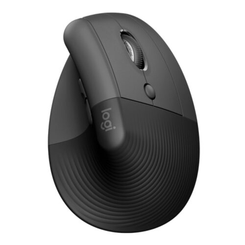 Mouse Logitech Lift Preto sem Fio Ergonômico - 910-006466