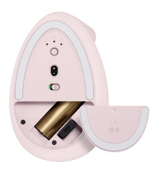 Mouse Logitech Lift Rose sem Fio Ergonômico - 910-006472 - Imagem 5