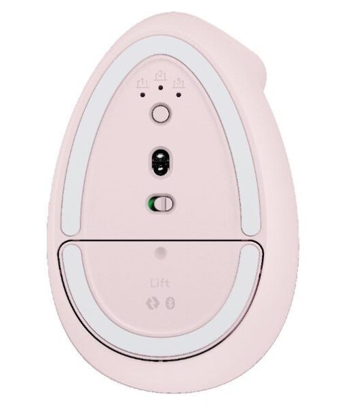 Mouse Logitech Lift Rose sem Fio Ergonômico - 910-006472 - Imagem 6