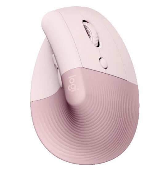 Mouse Logitech Lift Rose sem Fio Ergonômico - 910-006472