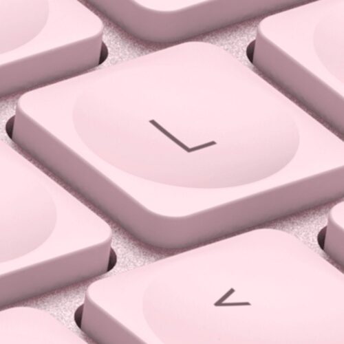 Teclado Logitech MX Keys Mini Rosa Padrão US - 920-010507-C - Imagem 4