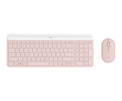 Kit Teclado e Mouse Logitech MK470 Rosa US - 920-011313-C