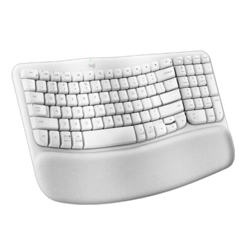 Teclado Logitech Wave Keys Branco Sem fio Padrão US - 920-012282 - Imagem 2
