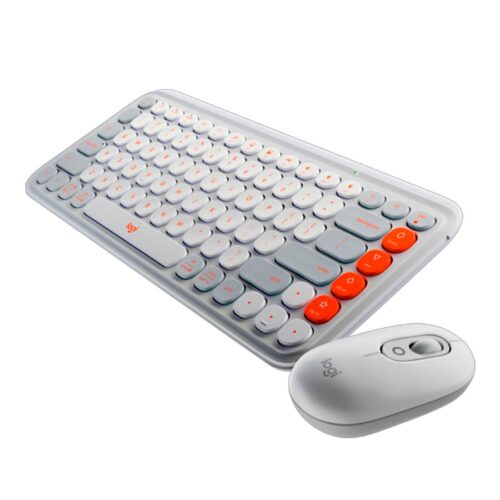 Kit Teclado e Mouse Logitech Pop Icon Sem Fio - 920-013057 - Imagem 3