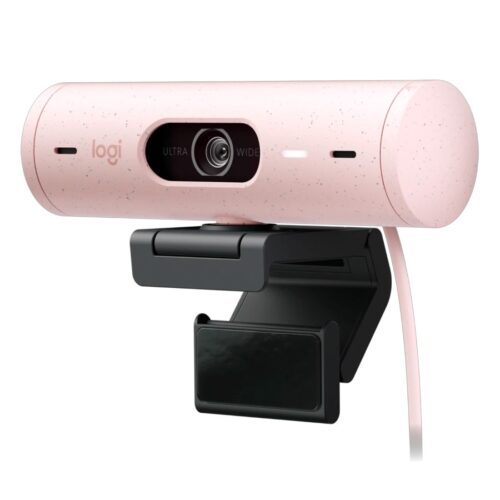 Webcam Logitech Brio 500 Rosa Full HD - 960-001418 - Imagem 2