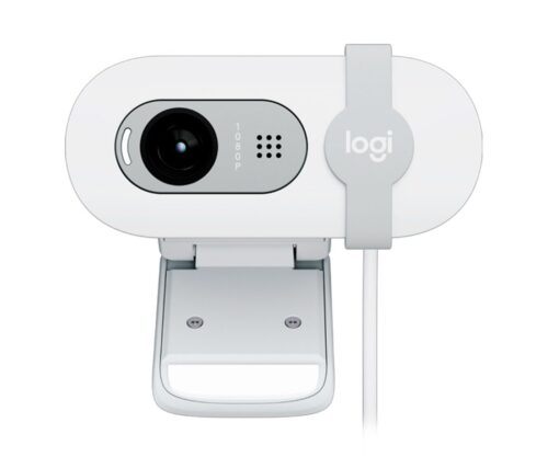 Webcam Logitech Brio 100 Full HD Branco - 960-001615
