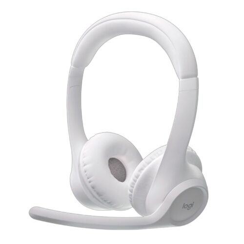Headset Logitech Zone 300 Branco sem Fio - 981-001416