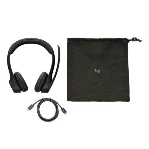 Headset Logitech Zone Vibe 305 Preto Teams - 981-001450 - Imagem 5