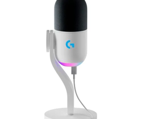 Microfone Logitech G Yeti GX Branco USB - 988-000575