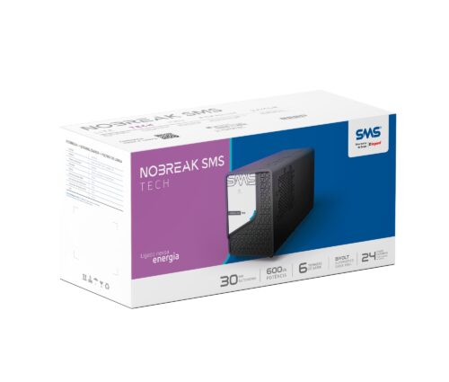 Nobreak SMS Tech 600VA Bivolt/115V - 29300 - Imagem 4