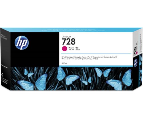 Cartucho de Tinta HP 728 Magenta PLUK 300 ml F9K16A