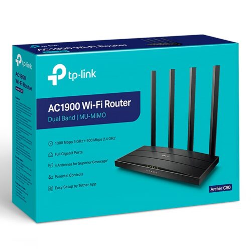 Roteador TP-LINK, Roteador AC1900, Roteador Archer C80, Roteador TP-Link Ac1900 Archer C80 - Imagem 4
