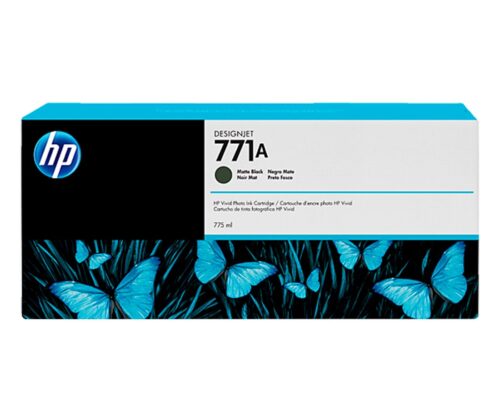 Cartucho de Tinta HP 771A preto fosco PLUK 775 ml B6Y15A