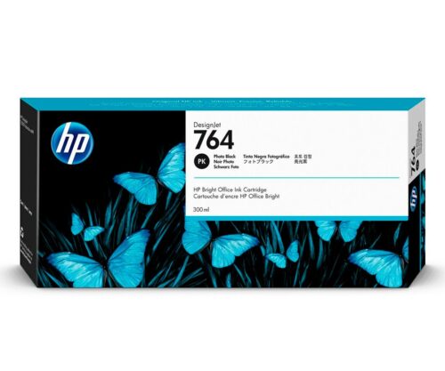 Cartucho de Tinta HP 764 Preto Foto PLUK 300 ml C1Q17A