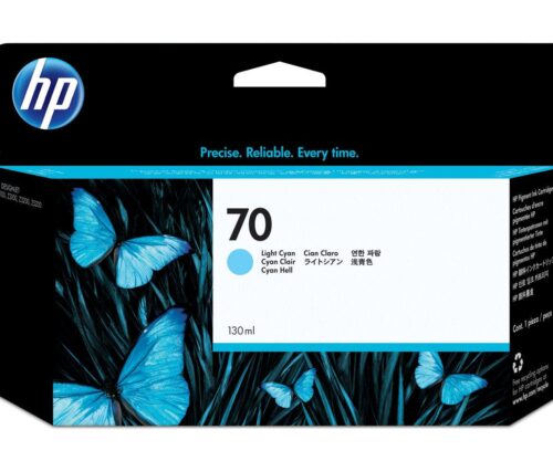 Cartucho de Tinta HP 70 Ciano Claro PLUK 130 ml C9390A