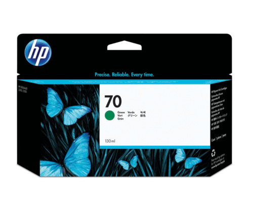 Cartucho de Tinta HP 70 Verde PLUK 130ml C9457A