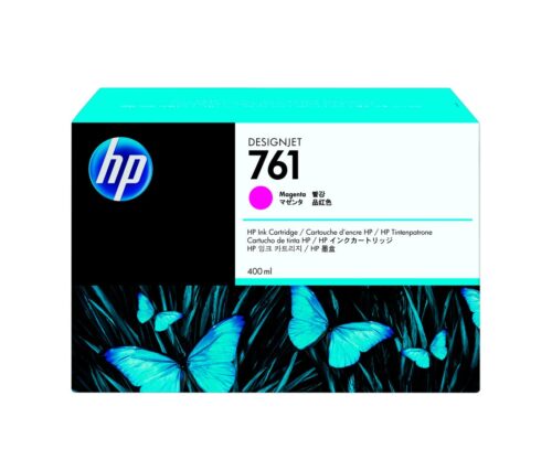 Cartucho de Tinta HP 761 Magenta PLUK 400 ml - CM993A