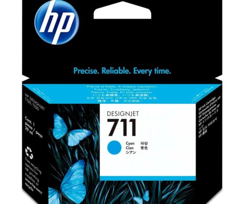 Cartucho de tinta HP 711 Ciano PLUK 29ml - CZ130AB