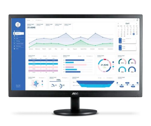 Monitor AOC 18'5 LED 60Hz HD VGA/HDMI - E970SWHNL