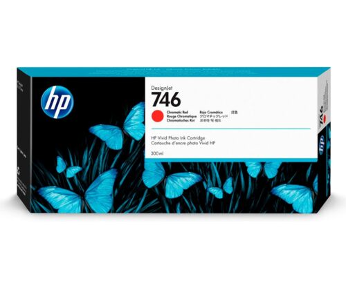 Cartucho de Tinta HP 746 Verm. Crom. PLUK 300ml P2V81A