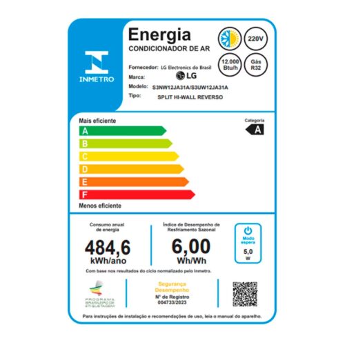Ar-Condicionado LG Inverter Voice 12000 QF 220V S3NW12JA31A - Imagem 6