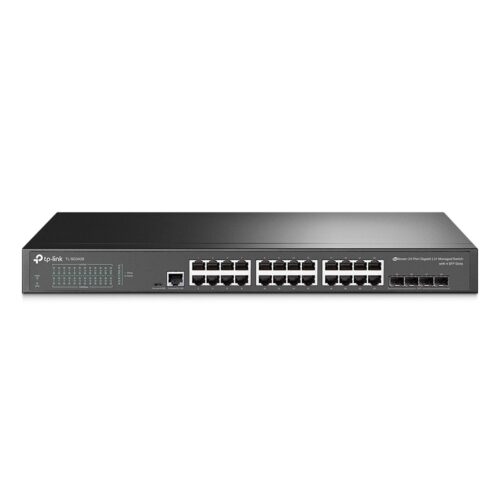 Switch TP-LINK 24 Portas 4 Slots SFP Gerenciável - TL-SG3428