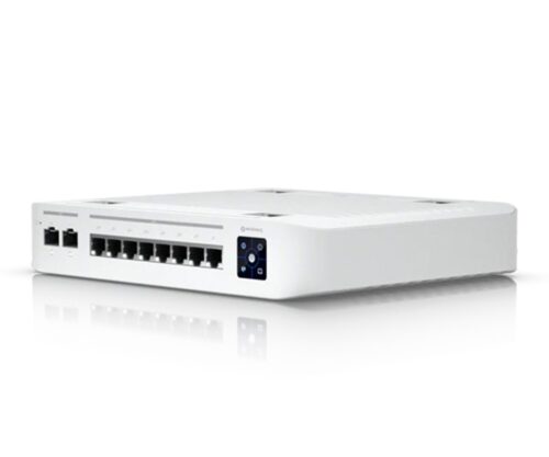 Switch Ubiquiti Uni-Fi 8 Portas PoE+ de 2.5G e 2 Portas SFP+ de 10G - USW-Enterprise-8-POE