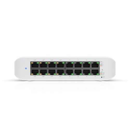 Switch Ubiquiti Uni-Fi Lite 16 portas 8P POE/POE+ - USW-LITE-16-POE