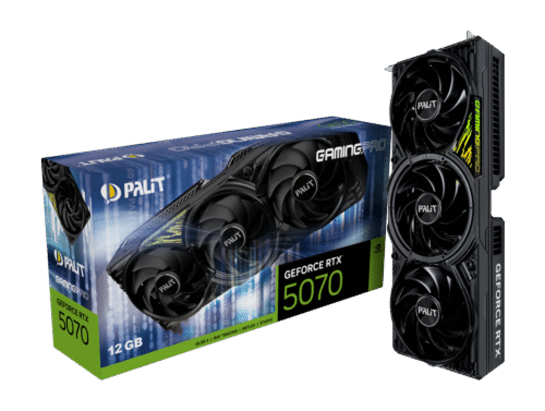 Placa De Video Palit Geforce Rtx 5070 Gamingpro 12ggb 192bits Oc Ne75070019k9-gb2050a